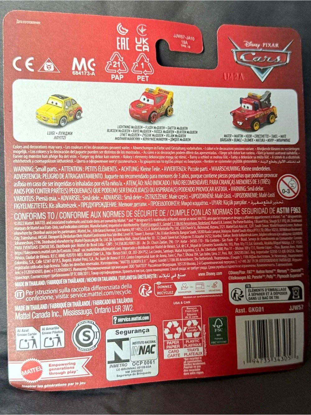Disney Pixar Cars Mini Diecast: Race & Rescue 3-Pack